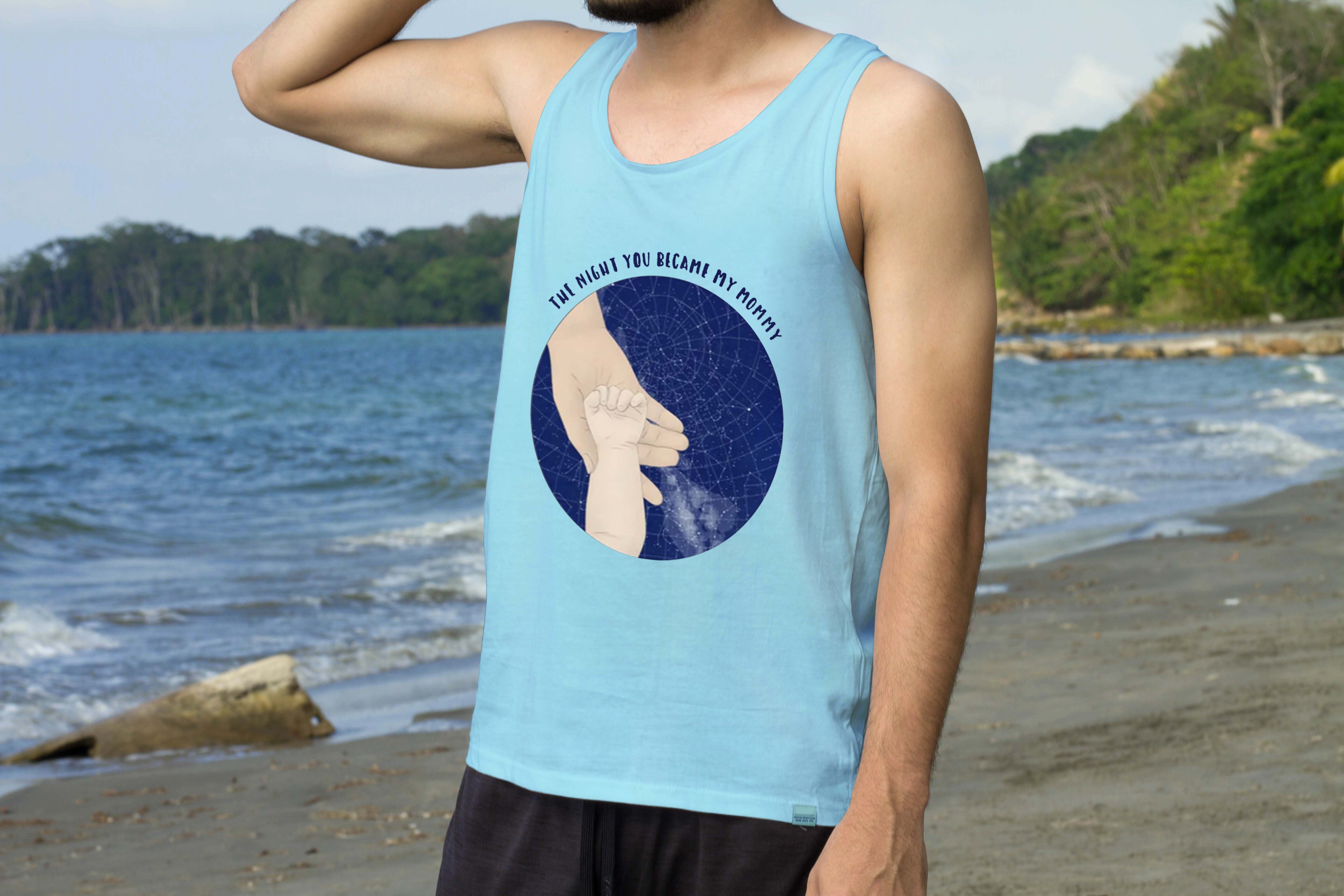 The night you became my mommy | Women's Flowy Scoop Muscle Tank